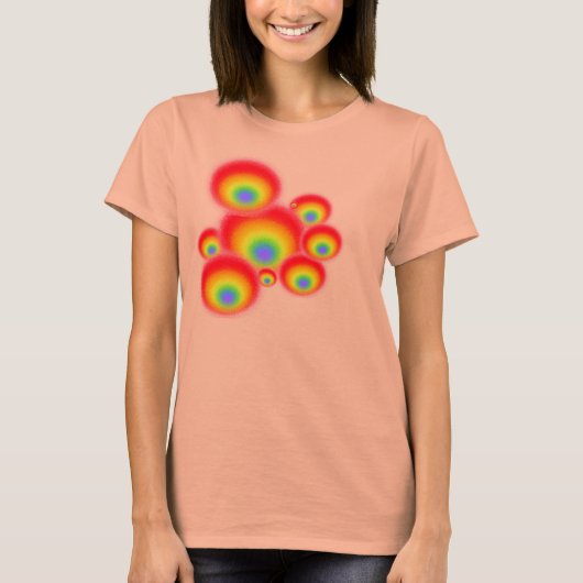Verspreide regenboog shirt (Voorkant)