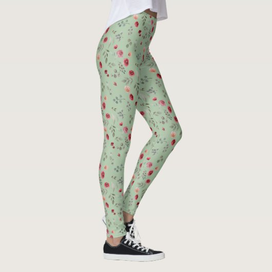 Verspreide Rozen Leggings (Rechts)