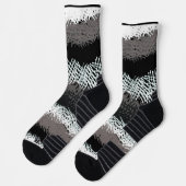 Verspreide Sticks-Zwart en wit Sokken (Links)