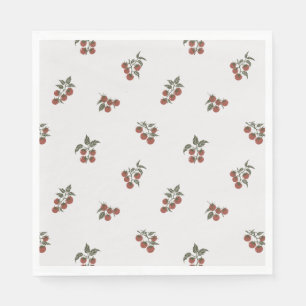 Verspreide Tomaten Tak Botanische Picknick Servet