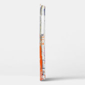 Verspreide verf op witte achtergrondverf, kunst, f Case-Mate iPhone case (Achterkant / Links)