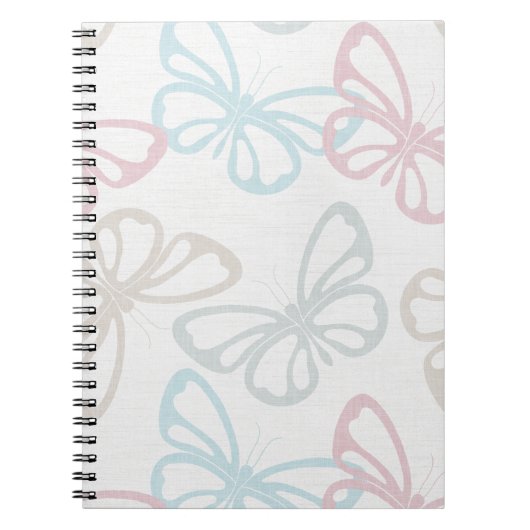 Verspreide vlinders (op grote schaal) notitieboek (Voorkant)