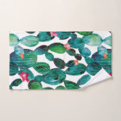 Verspreide woestijn Prickley Pear Cactus Bad Handdoek (Handdoek)