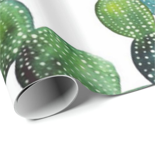 Verspreide woestijn Prickley Pear Cactus Cadeaupapier (Rol Hoek)