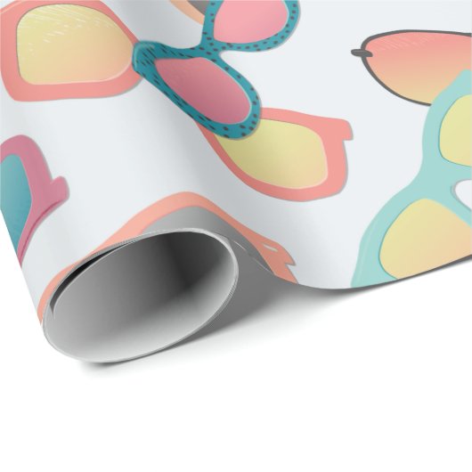 Verspreide zonnebril cadeaupapier (Rol Hoek)