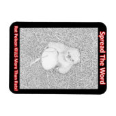 VERSPREIDEN DE WORD RAT POISON KILLS BESPAAR WILDE MAGNEET (Horizontaal)