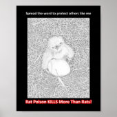 VERSPREIDEN DE WORD RAT POISON KILLS HELP WILDE LE POSTER (Voorkant)