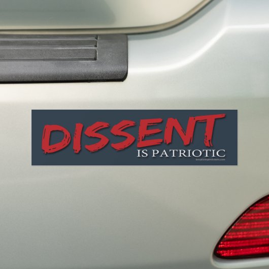 Verspreiding is patriottisch bumpersticker (Op auto)