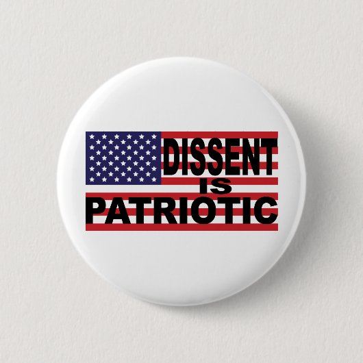 Verspreiding is patriottisch ronde button 5,7 cm (Voorkant)