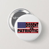 Verspreiding is patriottisch ronde button 5,7 cm (Voorkant /achterkant)