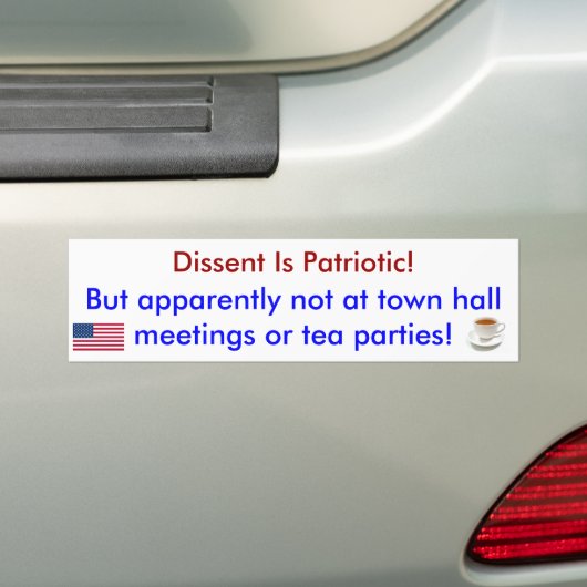 Verspreiding is patriottische Bumpersticker (Op auto)