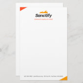 verspreiding van brand briefpapier (Voorkant / Achterkant)