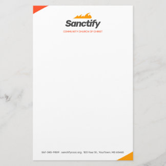 verspreiding van brand briefpapier