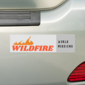 verspreiding van brand bumpersticker (Op auto)