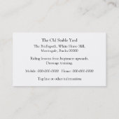 Verspreiding van de hoge steppevakkerij visitekaartje (Achterkant)