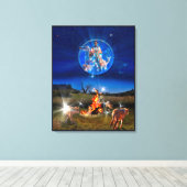 VERSPREIDING VAN DE VREDE NATIES CANVAS AFDRUK (Insitu (Houten vloer))