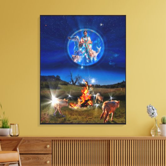 VERSPREIDING VAN DE VREDE NATIES CANVAS AFDRUK (Insitu (Woonkamer))