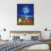 VERSPREIDING VAN DE VREDE NATIES CANVAS AFDRUK (Insitu (Slaapkamer))