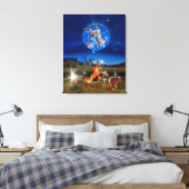 VERSPREIDING VAN DE VREDE NATIES CANVAS AFDRUK (Insitu (Slaapkamer))