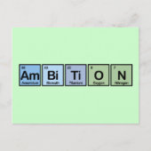 Verspreiding van elementen briefkaart (Voorkant)