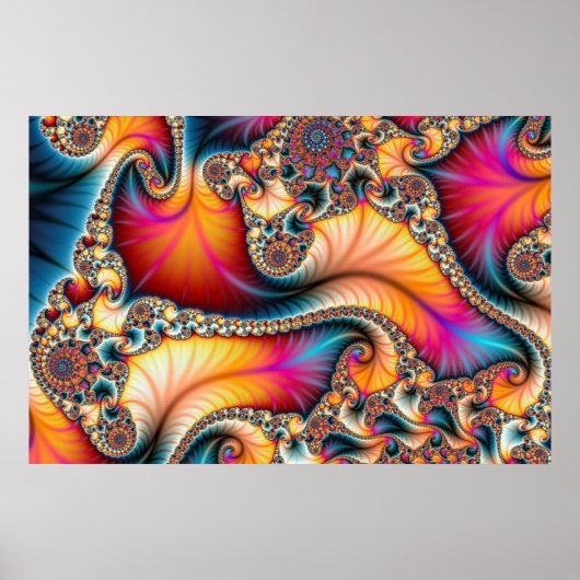 "Verspreiding van grenzen" Poster (Voorkant)