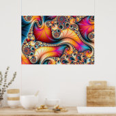 "Verspreiding van grenzen" Poster (Keuken)