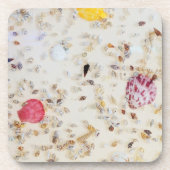 Verspreiding van kleurrijke Tiny Seashells Bier Onderzetter (Voorkant)