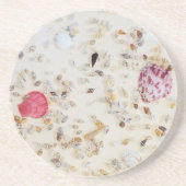 Verspreiding van kleurrijke Tiny Seashells Zandsteen Onderzetter (Voorkant)