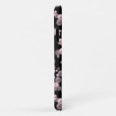 Verspreiding van roze en witte parels op zwarte ve Case-Mate iPhone case (Achterkant/rechts)