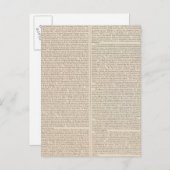 Verspreiding van warmte over het Wereldbol wordt v Briefkaart (Voorkant / Achterkant)