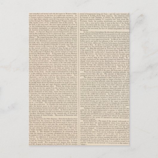 Verspreiding van warmte over het Wereldbol wordt v Briefkaart (Voorkant)