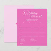 Verspreidingen van de verjaardag! Fairy Birthday P (Voorkant / Achterkant)