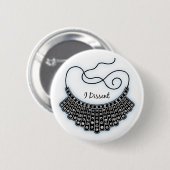 Verspreidingskraag Ronde Button 5,7 Cm (Voorkant /achterkant)