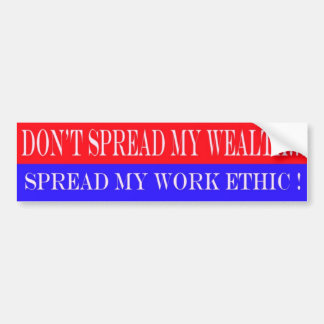 VERSPREIDMNIETMYRIJKDOMROODWITENBLAUW, VERSPREID N BUMPERSTICKER
