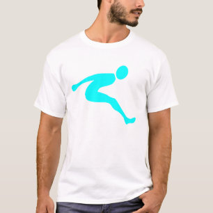 Verspringen - Cyaan T-shirt