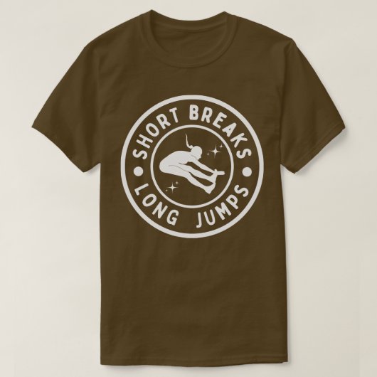 verspringen meisje t-shirt (Design voorkant)