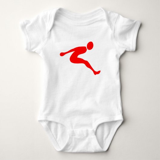 Verspringen - Rood Romper (Voorkant)