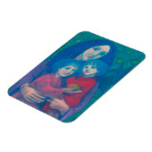 Versprookje voor de bedtijd, moeder en kinder moed magneet (Linkerzijde)