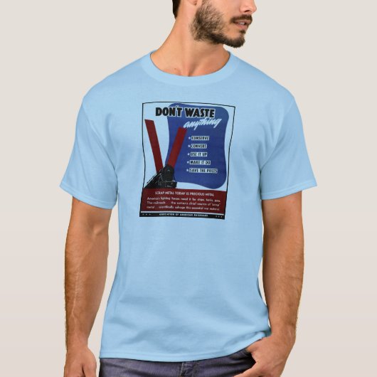 Verspul geen metaal t-shirt (Voorkant)