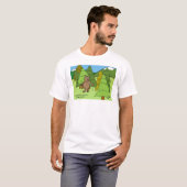 Verspuugt een Beer in de Bossen? T-shirt (Voorkant volledig)