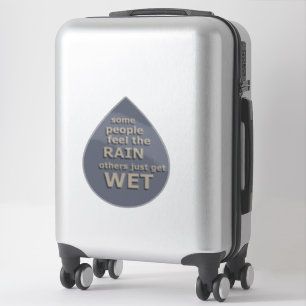 verstandig gezegde over het leven sticker