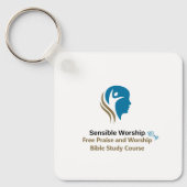 Verstandige aanbidding Logo Sleutelhanger (Voorkant)