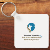 Verstandige aanbidding Logo Sleutelhanger (Voorkant)