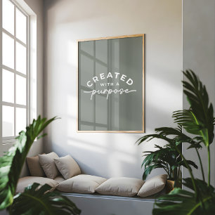 Verstandige Elegante Christelijke Spreuk Poster