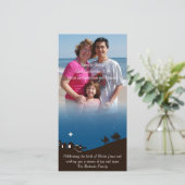 Verstandige Mannen zoeken Hem Foto Kerst Kaart (Staand voorkant)