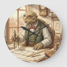 Verstandige Schildpad Architect Vintage Kantoor Mu