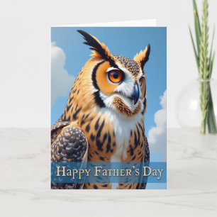 Verstandige Vaderdag Aviaire kaart