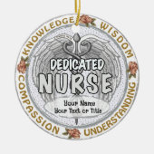 Verstandverpleegkundige Keramisch Ornament (Voorkant)