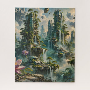 Verstedelijking Vernieuwing Futuristische Post Apo Legpuzzel
