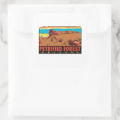  Versteend Bos Arizona AZ State Label (Tas)